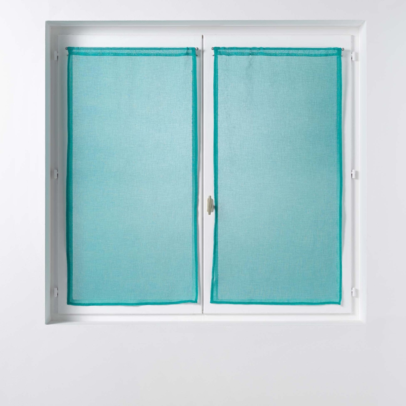 Paire Droite Sandra Bleu 2x60x90 cm pour bloquer le vis-à-vis sans perdre de jour