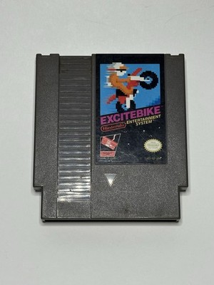 Excitebike (Nintendo NES, 1985) 5-Screw Cartridge | Authentic, Tested Works!