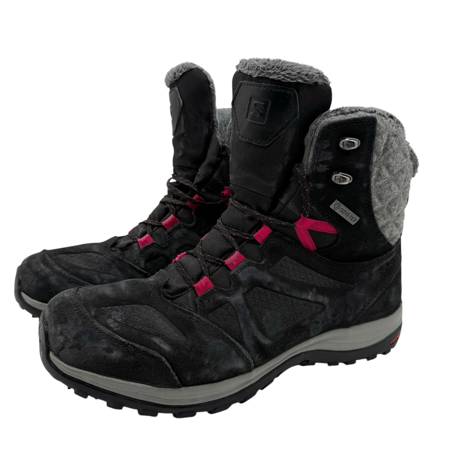 Scarpe stivali da neve Salomon Ellipse GTX donna 10 invernali alla caviglia Gore Tex escursionismo