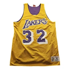 Los Angeles Lakers Jersey Mens Medium NBA Basketball Magic Johnson 32 Showtime