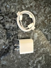 Original Apple 20W USB C auf Typ C Schnellladegerät und Apple USB-C Kabel