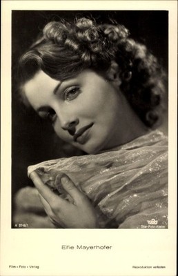Postcard actress Elfie Mayerhofer, portrait, Tobis film a 3748/1 - 4889773