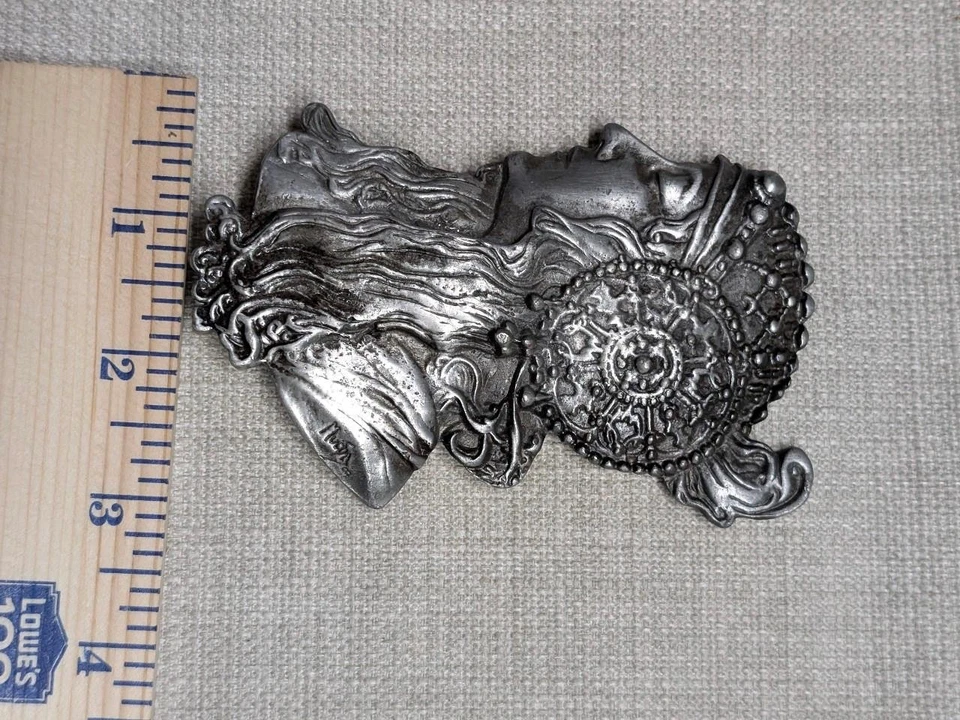 Hebilla de cinturón vintage años 70 GATSBY DIOSA WESTERN HIPPIE boho FLAPPER Foto 4 de 4