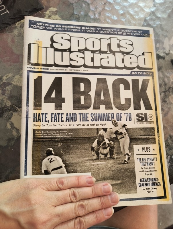 Sports Illustrated Hate, Fate, And The Summer Of '78 featuring best of that year