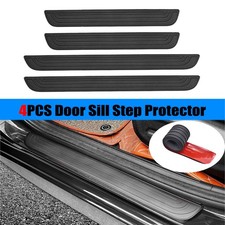 4pcs For Mazda Accessories Car Door Sill Step Protector Cover Rubber Sticker