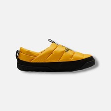 The North Face Men Yellow Black Nuptse Down Mule Slipper Shoe Size 8