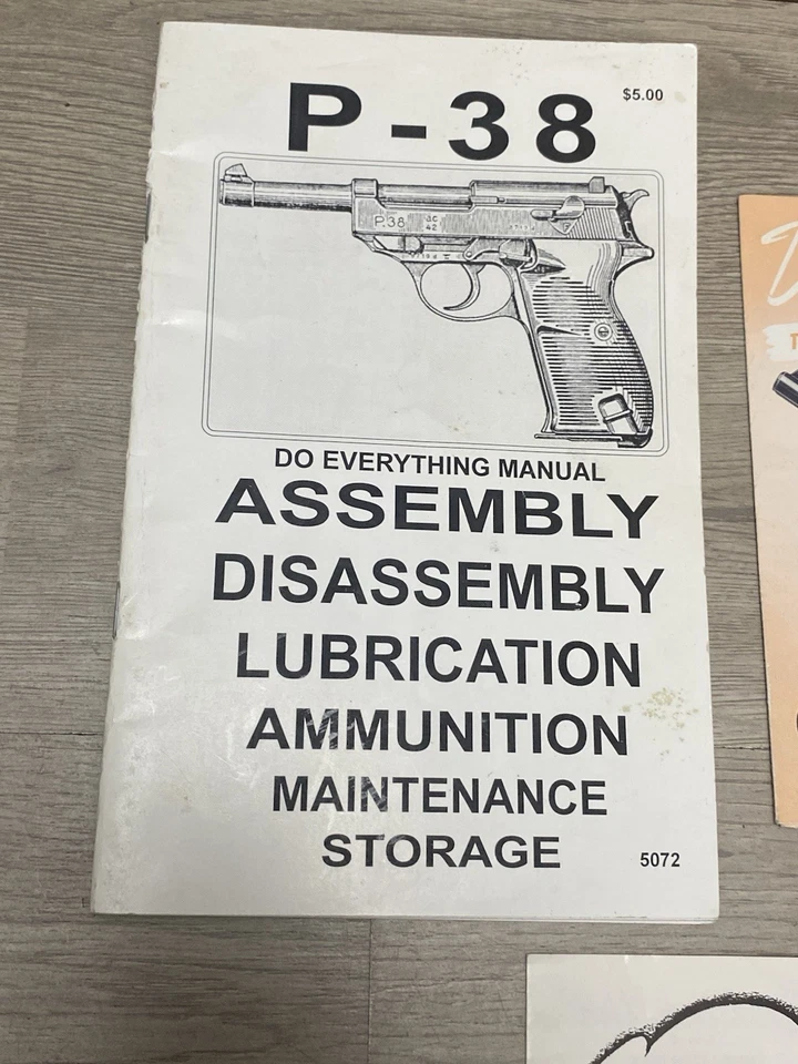 (3) Early Colt Handgun Brochures P-38 & .22 - Image 2 of 4