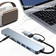 Adaptador De Concentrador USB 2,0 De 4 Puertos, Adaptador Divisor De Concentrador Portatil De 4 Puertos Usb 2 0 De Supervelocidad De 480mbps Para Pc Y Portatil