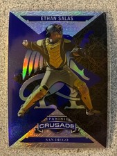 2025 Panini Crusade - Crusade Ethan Salas #50 Blue Mojo Prizm