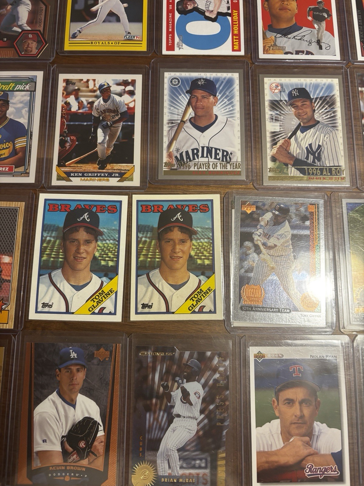 65 80’s/90’s Baseball Lot Of HOF/Rookies/Numbered/Relic/Auto/Patch GREAT VALUE!! view 14