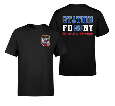 #ad FDNY EMS Station 58 Canarsie Brooklyn T Shirt Streetwear Firefighter $23.99