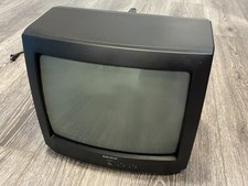 Admiral 13" JSJ12303 RF Color CRT TV Black TESTED WORKING No Remote Control NICE