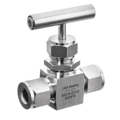 Usa Industrials Zusa-Vlv-96 Needle Valve,Straight Fitting Style