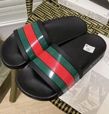 Gucci Pursuit Rubber Slides Size 9 for men in perfect condition