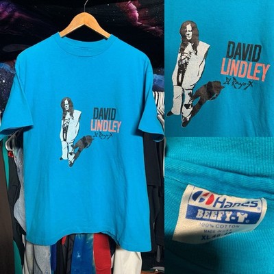 Vintage David Lindley El-Rayo X Vtg XL Hanes Beefy Tag Music Band Concert Shirt