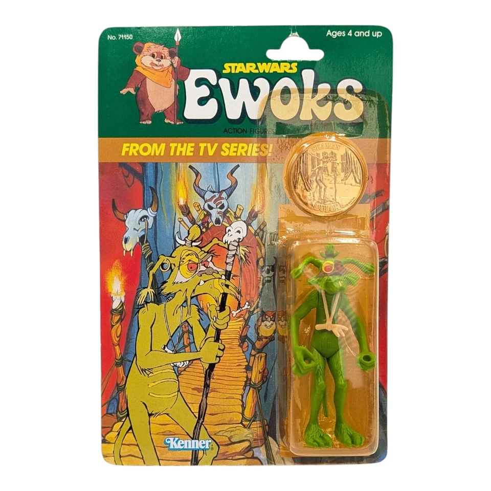 Dulok Shaman Ewok sealed MOC Star Wars Vintage Kenner - Bild 1 von 4