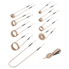 10Pcs Magnetic Induction Heater Coil Kit - High Flexibility & Lifespan for Remov