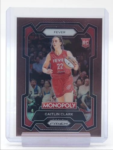 CAITLIN CLARK 2024-25 PRIZM MONOPOLY WNBA ROOKIE BROWN FEVER #65 /249 Q3815