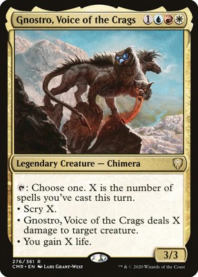 Gnostro, Voice of the Crags [Commander Legends] Near Mint