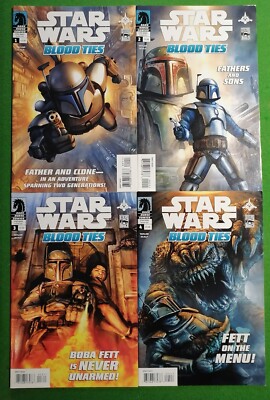 DARK HORSE Star Wars: Blood Ties 1 2 3 4 Fett Set Single Issue Comic Book Run