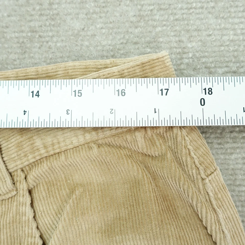 Dress Barn Corduroy Pants Trousers Women's 16 Beige Brown Bootcut Cotton - Image 3 of 4