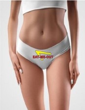 Eat Me Out Funny Womens Thong NEW Panties Custom S M L XL