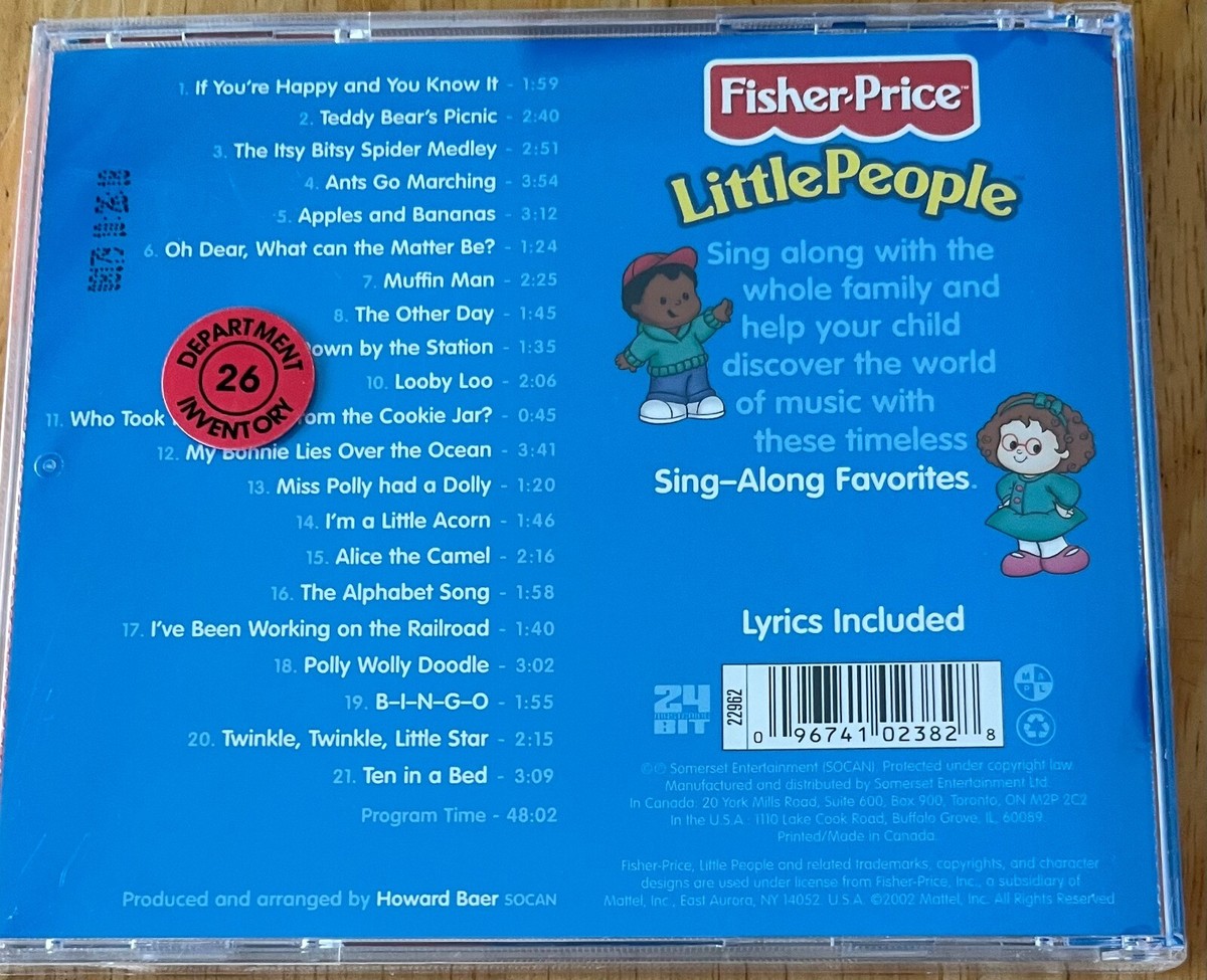 Fisher Price Little People Sing-Along Favorites - CD (New/Unopened