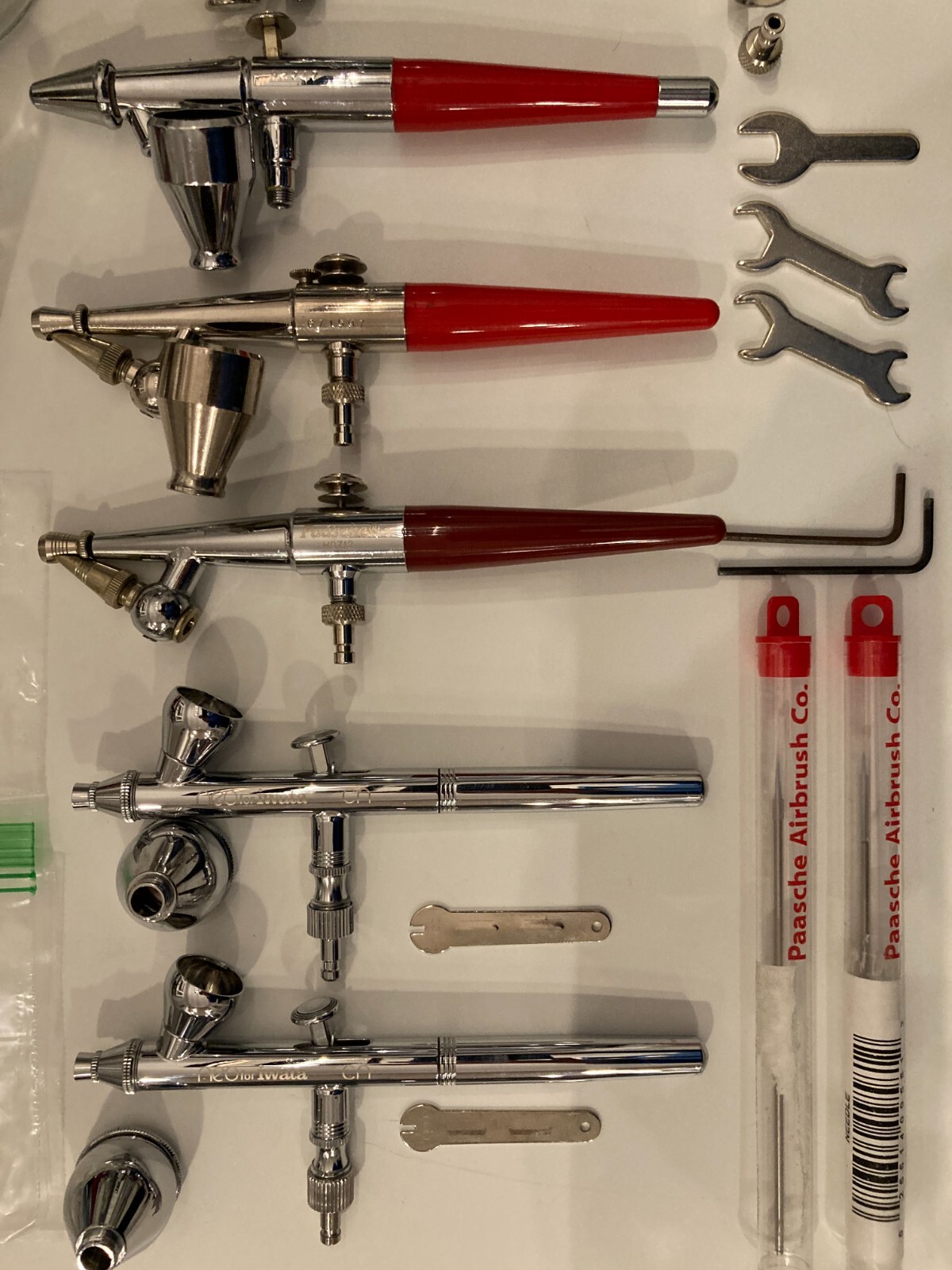 Iwata/Paasche/Badger/Master Airbrush Lot w/ extras eBay