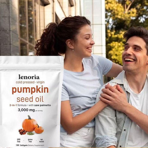 Olio di Semi di Zucca 3000mg|180 Capsule|-Pressato a Freddo/_=83 - Foto 8 di 11
