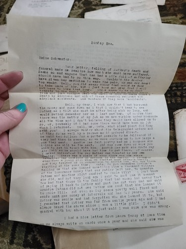Lote Cartas de Amor Antiguas Veda May (Gardner) Geddes Famoso Maestro Estrella de Cine - Imagen 18 de 24