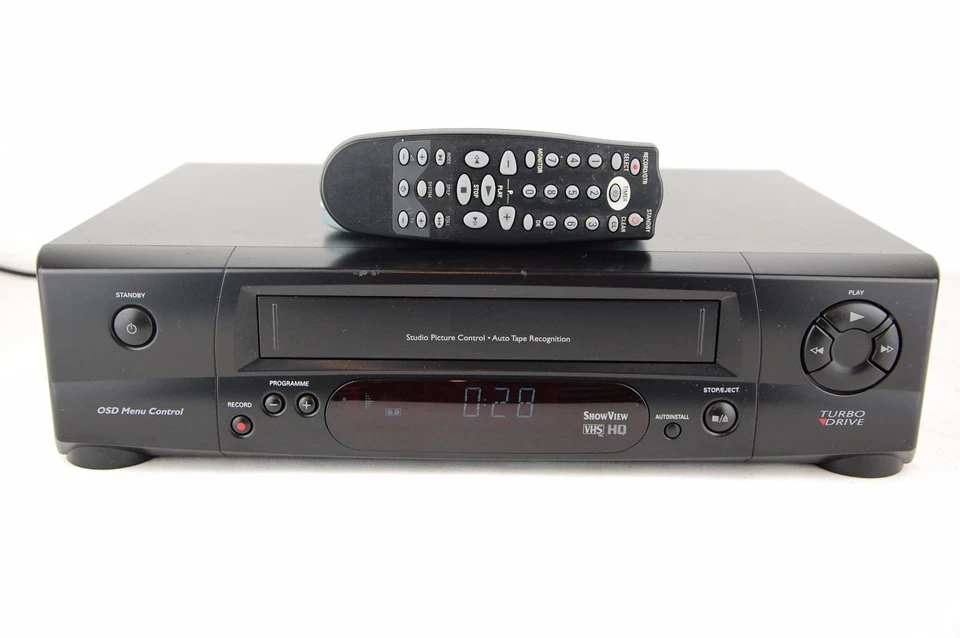 Videorecorder *1-Jahr Garantie* VHS Videorekorder VCR mit original Fernbed. - Bild 4 von 4