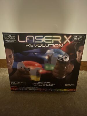 Laser X Revolution 2 Player Double Blasters  Laser Tag Gaming NIB Battery Op.