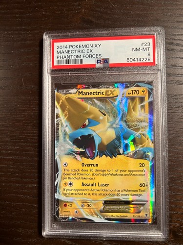 Manectric-EX graded PSA 8 for sale on eBay