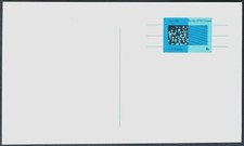 1965 US UX53 postal card, 4 cent, mint, sharp corners, excellent condition