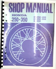 Service Manual 68-74 Honda CB250 CB350 CL250 SL350 CL350 COMB BOUND