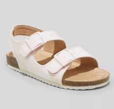 NEW Cat  Jack Toddler Girls Reagan Footbed Sandals Blush Size 6