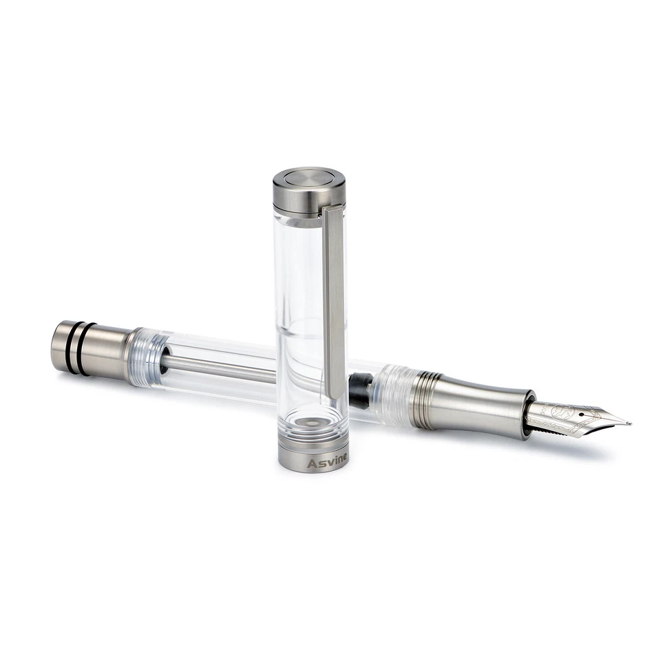 Asvine V200 Fountain Pen Vacuum Filling, Asvine / BOCK EF/F/M/B/1.1 Nib Gift Pen - Image 4 of 4