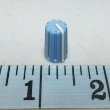 Yamaha Pro mixer MC1603 replacement plastic knob, small blue with white stripe