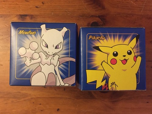 set of two 23 karat gold plated pokemon cards 1999 limited