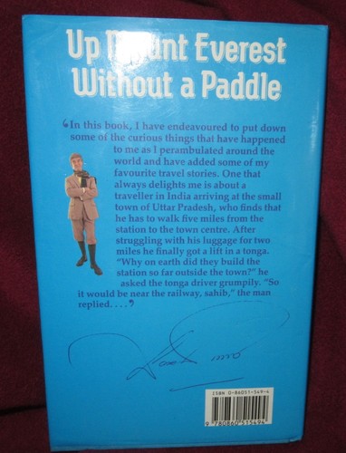 Up Mount Everest without a Paddle ~ Derek Nimmo SIGNED 1989 HbDj. in MELB - Picture 2 of 12