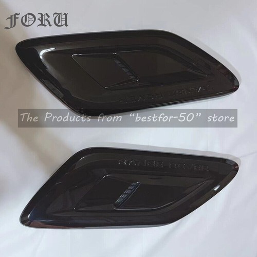 For 2018 2019 2020 Range Rover Sport Accessories Hood Side Vents Grill Black - Picture 3 of 10