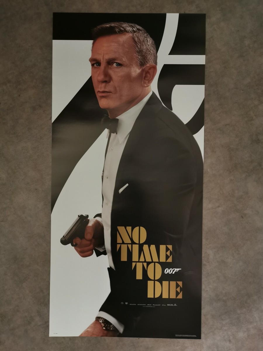 JAMES BOND NO TIME TO DIE Original Movie Poster 12x27