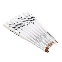 8pcs Uv Gel Acrylic Nail Art Tips Builder Painting Detailing Drawing Brush Pen 8pcs Uv Gel Acrylic Nail Art Tips Builder Painting Detailing Drawing Brush Pen