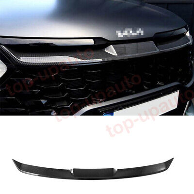 For 2023 Kia Sportage NQ5 ABS Front Center Grill garnish carbon