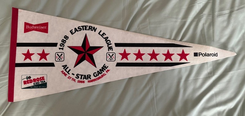 Eastern League All-Star Game Vintage 1988 Baseball Pennant Harrisburg Senators