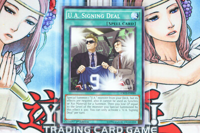 Yu-Gi-Oh! Karte 'U.A. Signing Deal' (CROS-EN088) – Crossed Souls, 1st Edition, Common