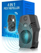 Superior Rodent Repeller, Ultrasonic Squirrel Mouse Repellent Plug In, Electr...
