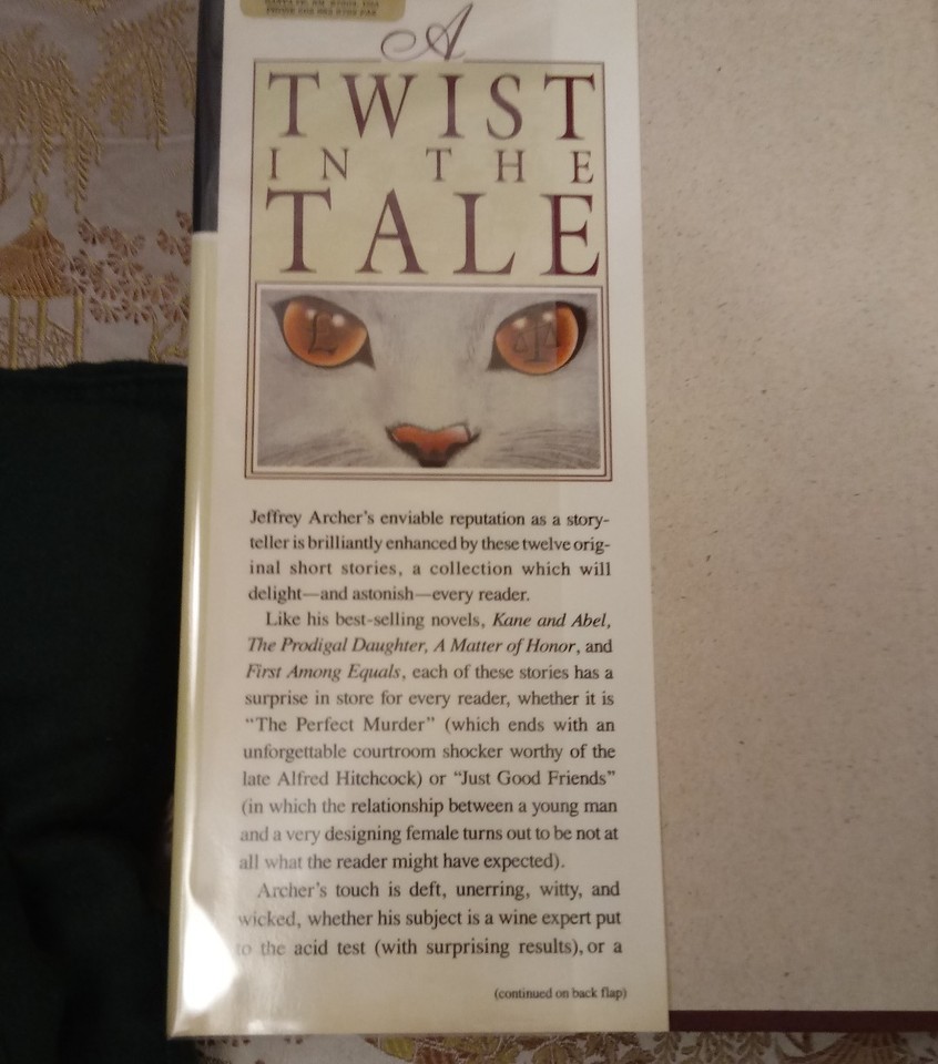 Thriller & Adventure - A Twist In The Tale - Jeffrey Archer - Softcover - Foto 4
