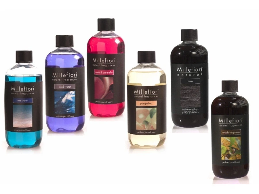 MILLEFIORI MILANO Ricarica 250ml per Diffusore a Bastoncini Sticks