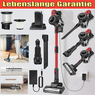 Kabellos Staubsauger Hoover Akku 6 IN 1 Handstaubsauger 5000W interne Batterie